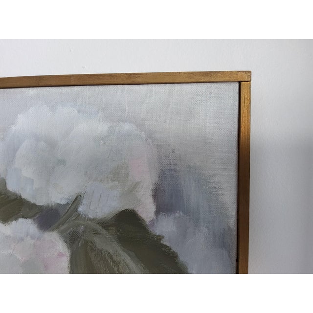 Vintage Mid Century Still Life Oil Painting by Swedish Artist Paula Wilson For Sale - Image 10 of 12