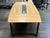 Brown Tribesigns Modern Boat Shaped Rectangular Meeting Table For Sale - Image 8 of 12