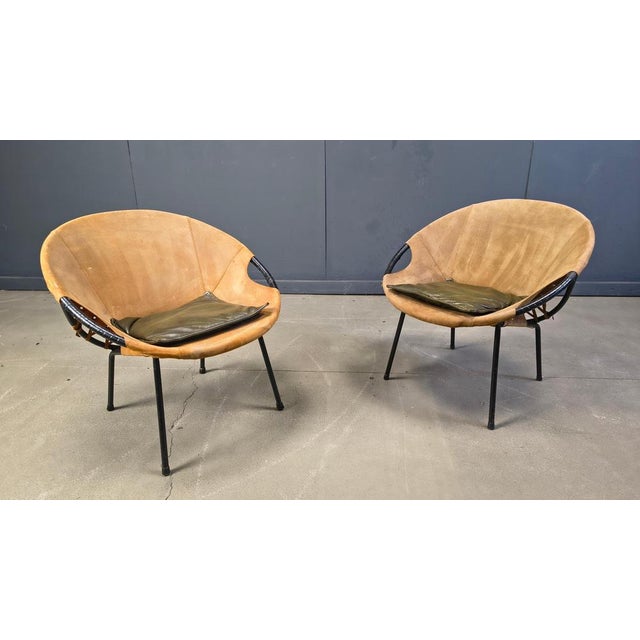 Vintage Balloon Chairs by Lush & Co, 1960s, Set of 4 For Sale - Image 6 of 18