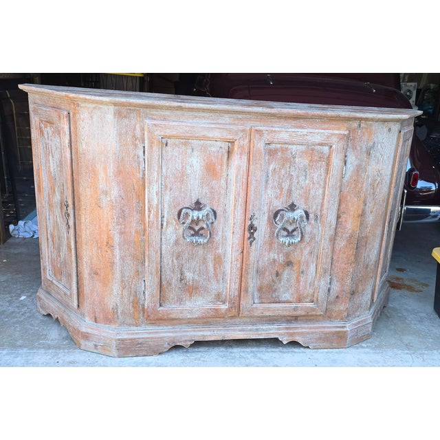 Tan Gustavian Style Cabinet For Sale - Image 8 of 17