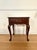 Queen Anne Vintage 1985 Virginia Galleries by Henkel-Harris Solid Mahogany Queen Anne Side Table For Sale - Image 3 of 11