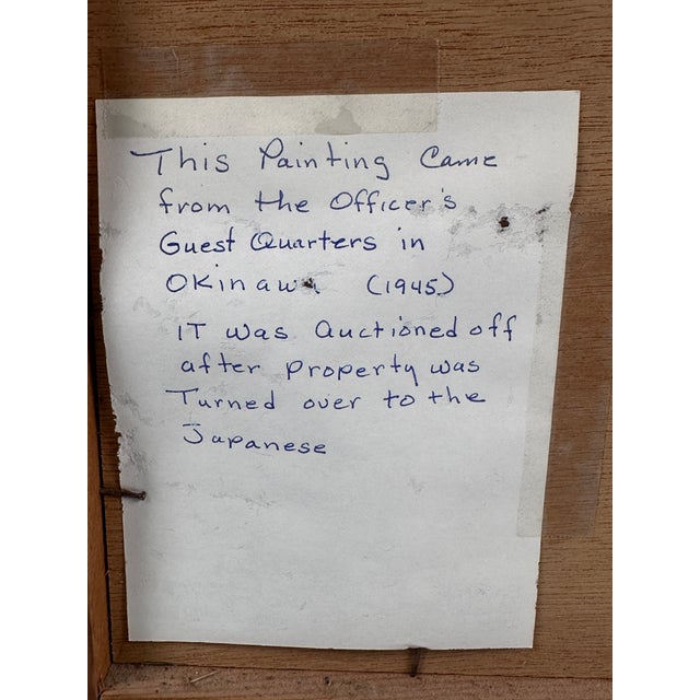 Vintage Batik Style Horse Wall Art Framed Mid-Century Decorative Panel For Sale - Image 4 of 12