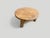2010s Andrianna Shamaris Antique Teak Wood Round Side Table or Stool For Sale - Image 5 of 6