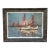 Vintage French Impressionist Harbor Scene Oil Painting, Lucien Lefebvre-Foinet Frame For Sale