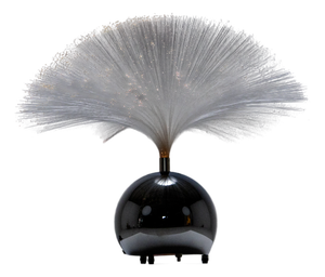 Vintage German Fiber Optic Table Lamp, 1970s
