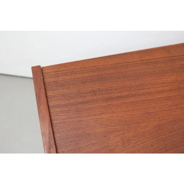 Danish Teak Chest of Drawers with Ceramic Tile, 1960s For Sale - Image 6 of 9