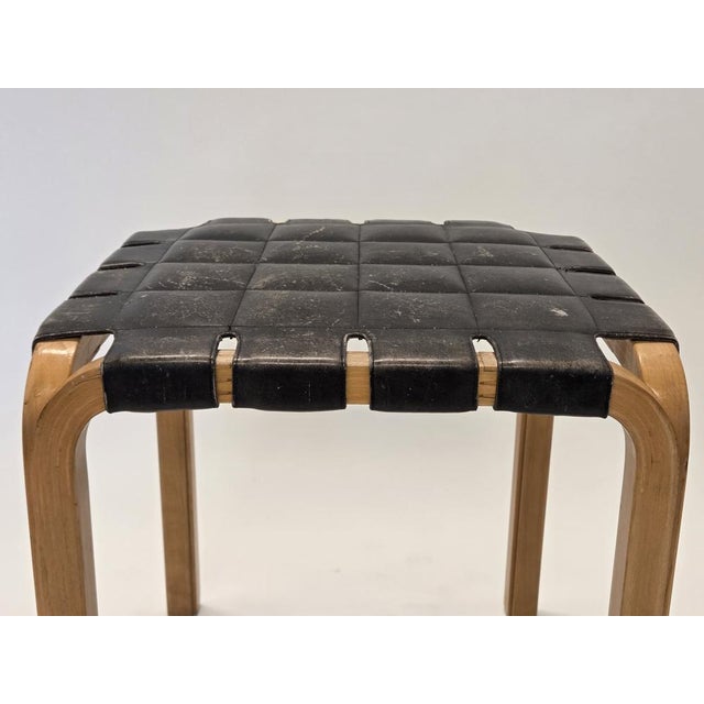 Artek Stool Y61 by Alvar Aalto for Artek, Finland, 1950s For Sale - Image 4 of 12