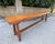 Boho Chic Rustic Oak Bench, France, 1970 For Sale - Image 3 of 14