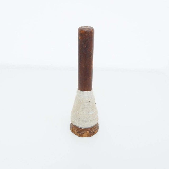 Rustic Rustic Wooden Spools of Thread, 1930s, Set of 3 For Sale - Image 3 of 18