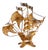 Silver Filigree Caravel with Enameled Crosses on the Sails and Mast For Sale