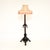 Antique Victorian Floor Lamp in Carved Mahogany, 1890 For Sale - Image 11 of 11