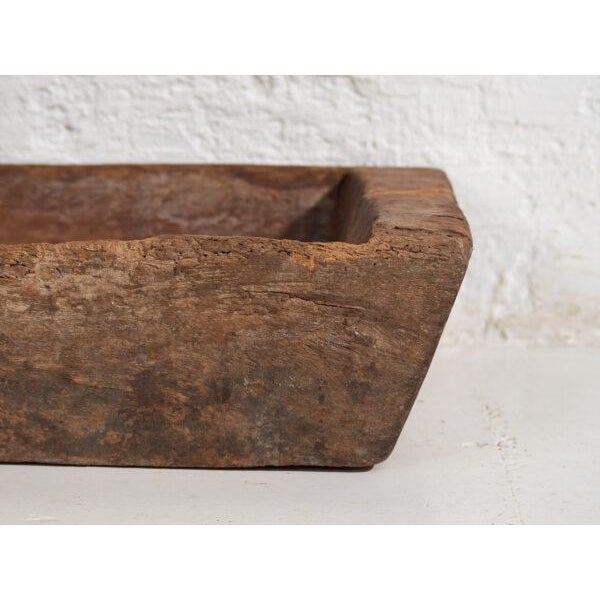 Antique Wooden Tray or Trough For Sale - Image 5 of 8