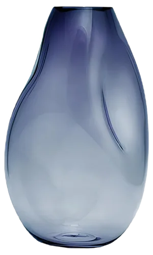 Supernova IV Steel Blue XL Vase by Simone Lueling for ELOA