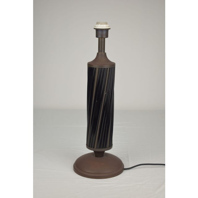 Brass and Bamboo Table Lamp, Italy, 1970 For Sale - Image 9 of 9