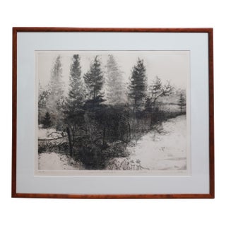 Teri Malo - God Bless the Ground! I Shall Walk Softly There, 1979, Soft-Ground Etching For Sale