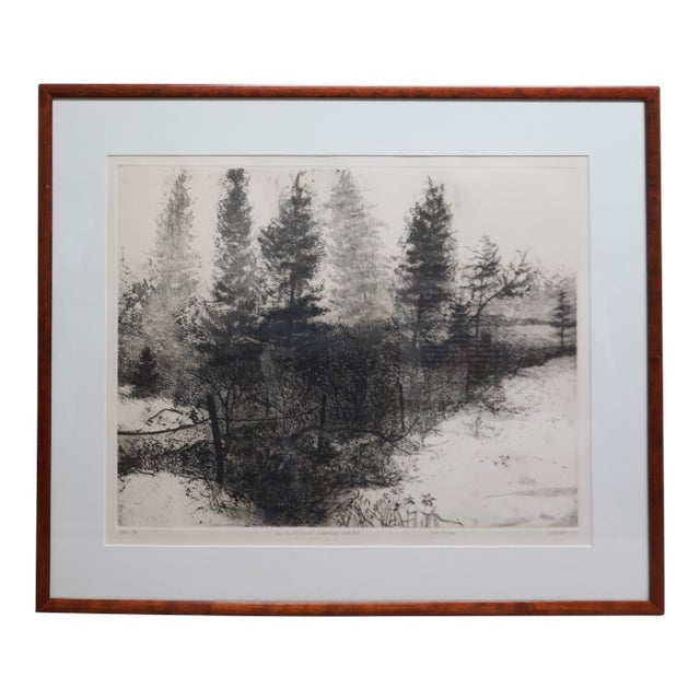 Teri Malo - God Bless the Ground! I Shall Walk Softly There, 1979, Soft-Ground Etching For Sale