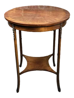Louis XVI Veneered Rosewood & Bronze Side Table