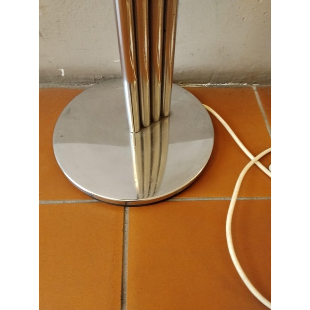Metal Murano Glass Floor Lamp attributed to Goffredo Reggiani, 1960s For Sale - Image 7 of 18