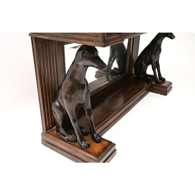 Antique Victorian Marble Top Console Table, 1960s For Sale - Image 13 of 15