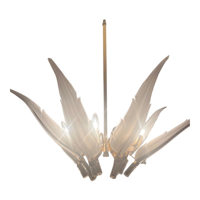 1980s Murano Glass Chandlier For Sale