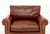 Ralph Lauren Leather Club Armchair & Ottoman For Sale In New York - Image 6 of 12