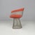 Warren Platner American Modern Metal and Red Fabric Chairs attributed to Warren Platner for Knoll, 1970s, Set of 4 For Sale - Image 4 of 18