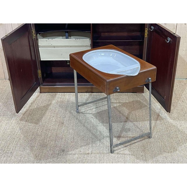 Vintage Mahogany Boat Cabinet, 1930s For Sale - Image 17 of 18