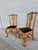 American Queen Anne Style Dining Chairs Ball and Claw Feet -Pair For Sale - Image 3 of 14