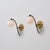 Vintage Italian Brass and Opaline Globe Sconces, 1950s, Set of 2 For Sale - Image 9 of 12