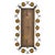 Italian Hand-Forged Wrought Iron Sconce Attributed to Longobard No. 01, 1970s For Sale