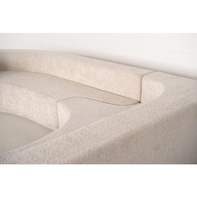 Textile Lara Sofa by Roberto Pamio, Renato Toso and Noti Massari for Stilwood, 1970s, Set of 2 For Sale - Image 7 of 12