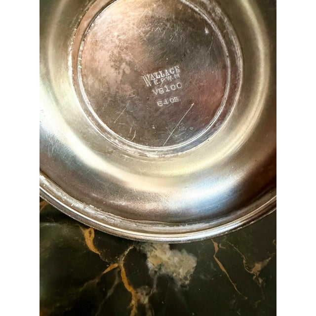 Metal Vintage Wallace 64 Oz Silver Plate Cocktail Shaker For Sale - Image 7 of 8