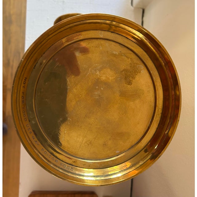 Vintage Italian Brass Champaign/Wine Bucket For Sale - Image 4 of 6