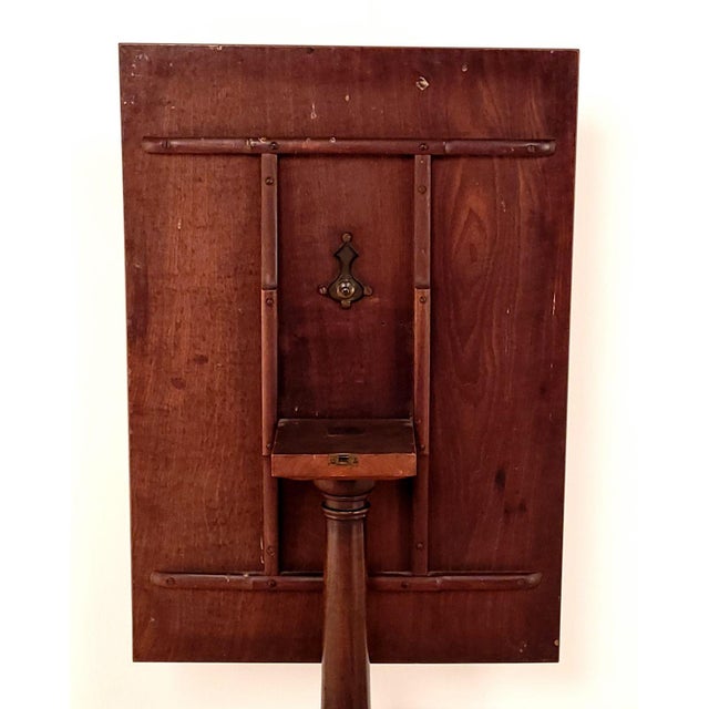 Wood George III Tilt Top Mahogany Rectangular Tea Table, Circa 1790 For Sale - Image 7 of 8