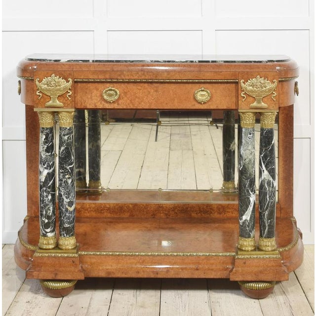 Louis XV Marble Topped Console Table, 1890s For Sale - Image 14 of 14