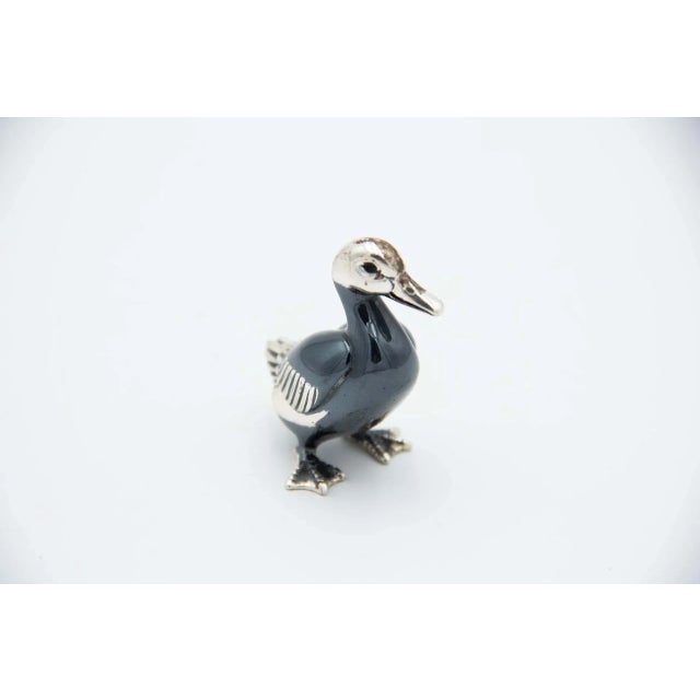 Miniature Duck in Nickel Silver, in Very Good conditions. Designed 1980 to 1989 This piece has an attribution mark, I am...