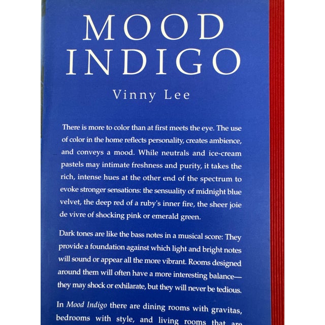 Vintage Mood Indigo by Vinny Lee – First Edition Interior Design Book For Sale In Little Rock - Image 6 of 12