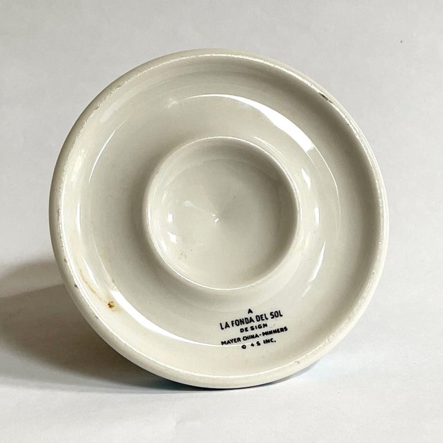 Ceramic Alexander Girard Ashtray/Match Holder From La Fonda Del Sol For Sale - Image 7 of 9