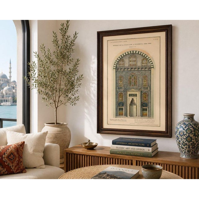Alexandre M. Raymond, Mihrab of the Süleymaniye Mosque, 1924, Paper For Sale - Image 10 of 11