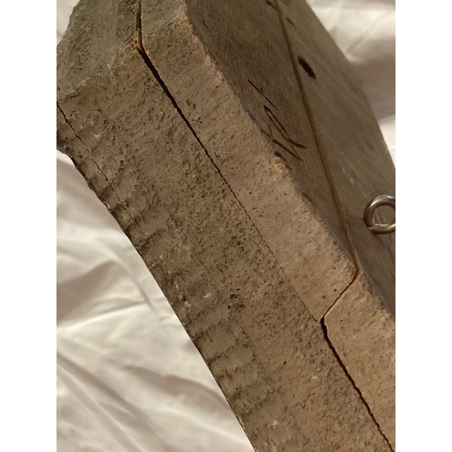 French Authorities and Extremely Rare 1680 Wood Fabric Stamp. For Sale - Image 6 of 9