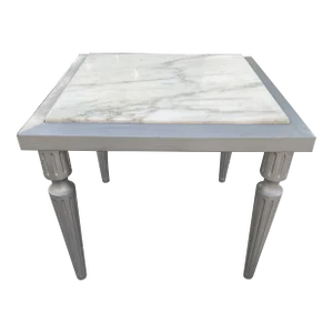 1960s Marble Top Drink Table