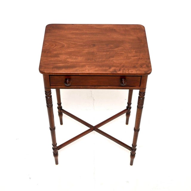 Antique Georgian Side Table, 1800s For Sale - Image 6 of 10