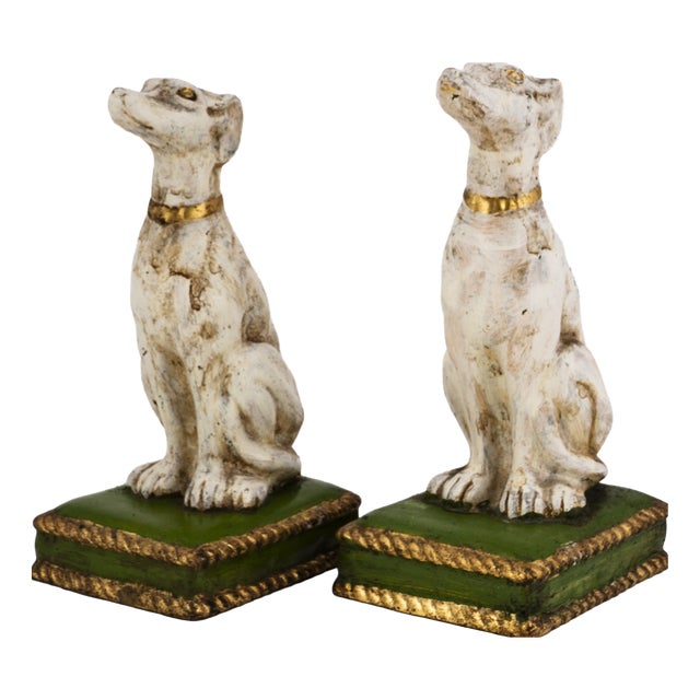 Vintage Greyhound Sculptures, Italy, 1960s-1970s, Set of 2 For Sale