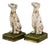 Vintage Greyhound Sculptures, Italy, 1960s-1970s, Set of 2 For Sale