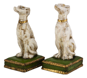Vintage Greyhound Sculptures, Italy, 1960s-1970s, Set of 2