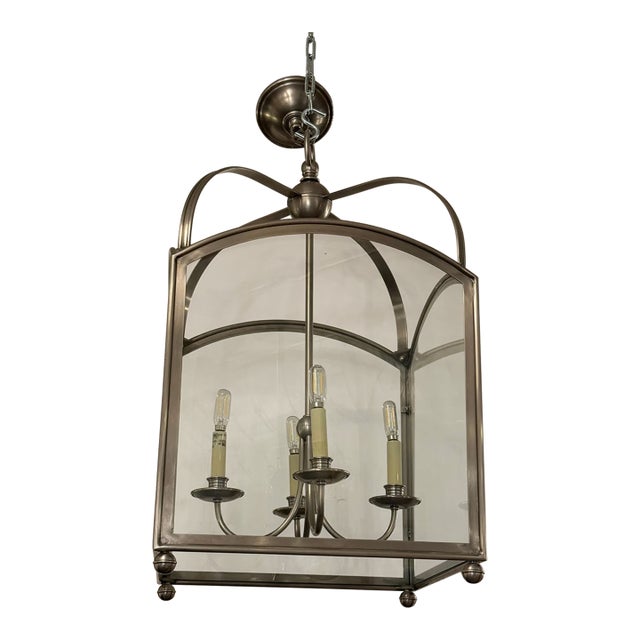 e.f. Chapman for Visual Comfort Signature Arch Top Lantern Pendant For Sale