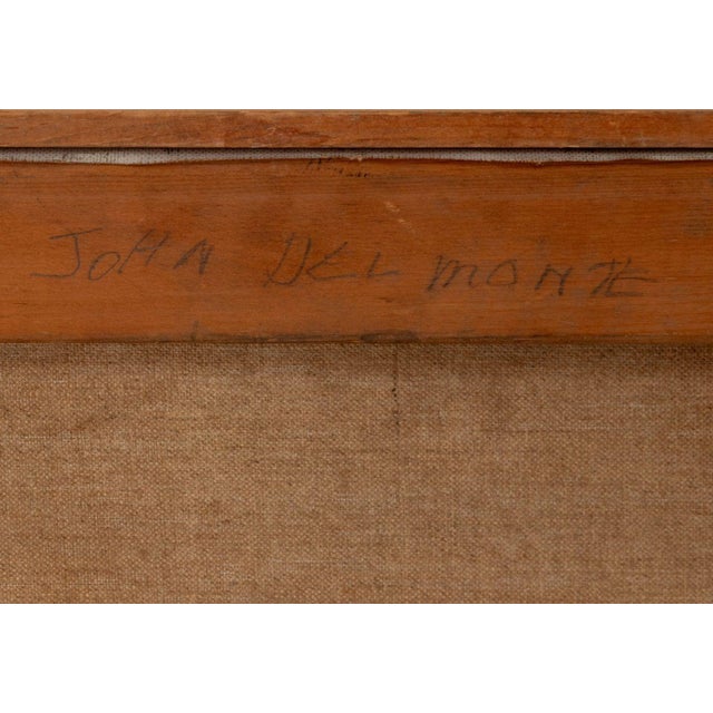 John DelMonte Standing Female Nude Oil, 1957 For Sale In New York - Image 6 of 7