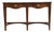Broyhill Furniture 100th Anniversary Collection Flame Mahogany Duncan Phyfe Style 62" Console / Sofa Table For Sale