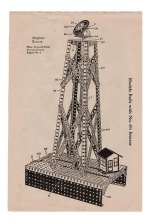 1938 Erector Beacon Tower Print
