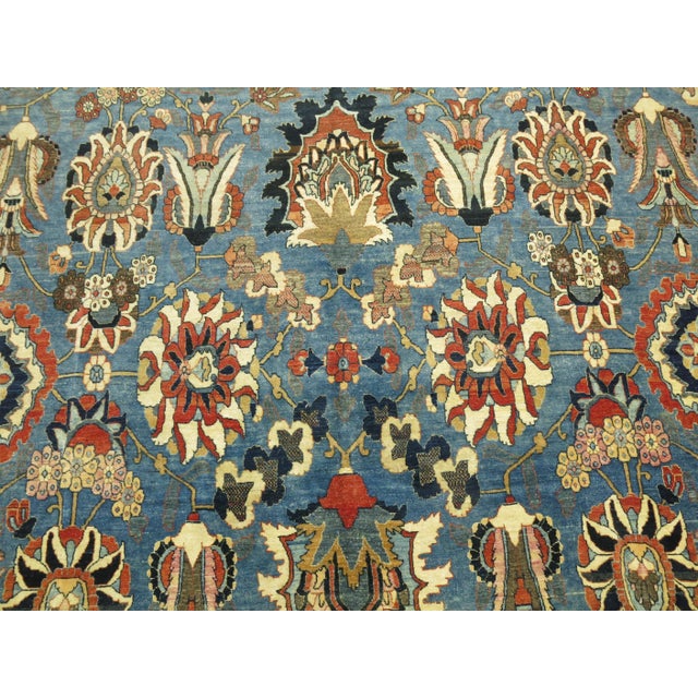 Early 20th Century Zabihi Collection Antique Persian Tabriz Carpet For Sale - Image 5 of 18